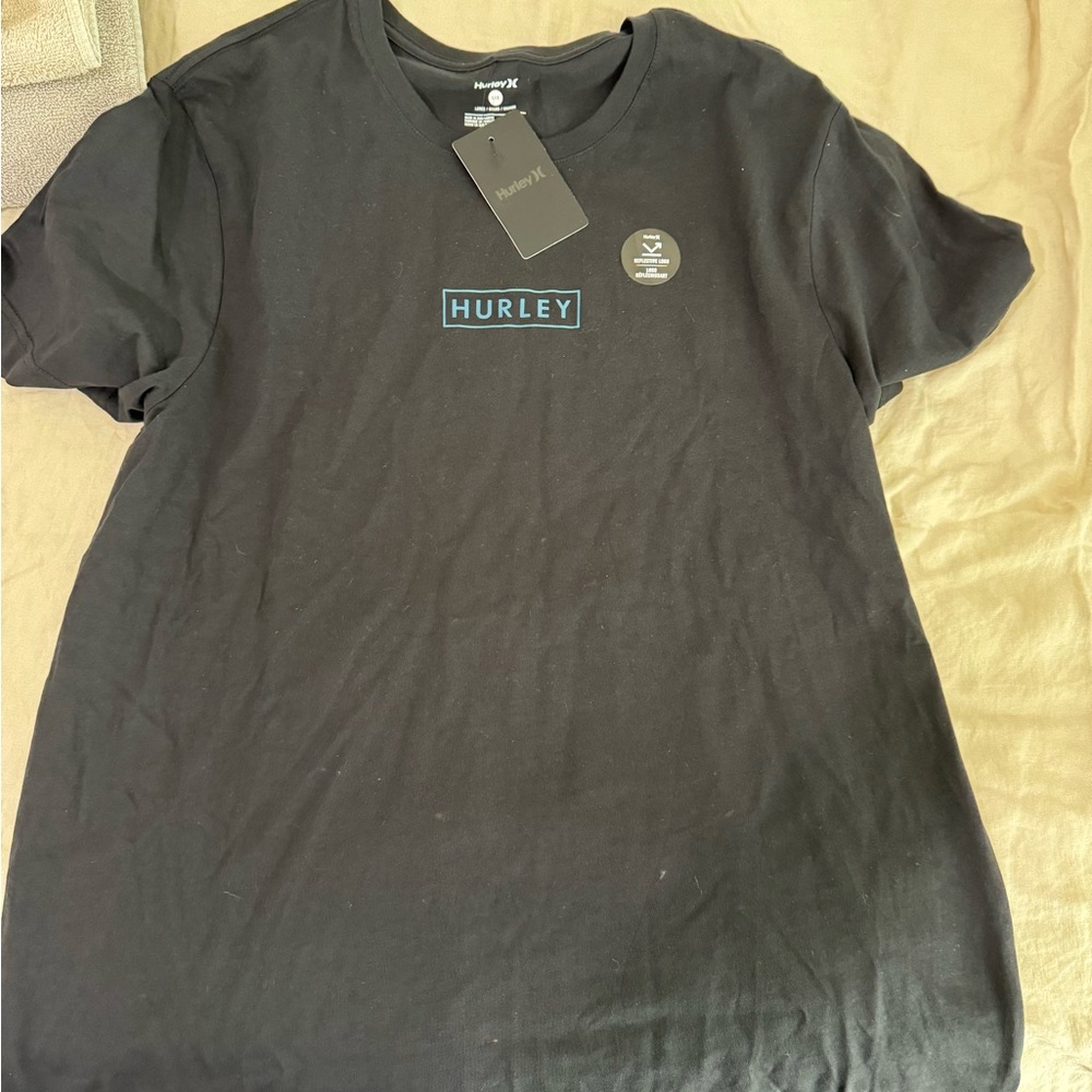Hurley T-shirt size Large black